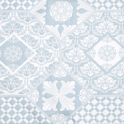 Patchwork Damask Patterned Quilted Blanket Sets