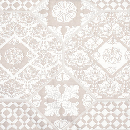 Patchwork Damask Patterned Quilted Blanket Sets