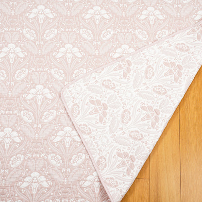 Floral Patterned Quilted Blanket Sets