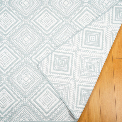 Diamond Patterned Quilted Blanket Sets