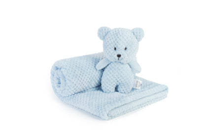 Baby Blanket with Plush Toy