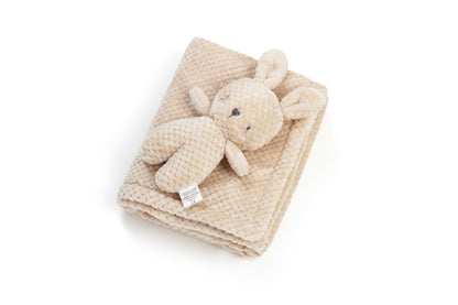 Baby Blanket with Plush Toy