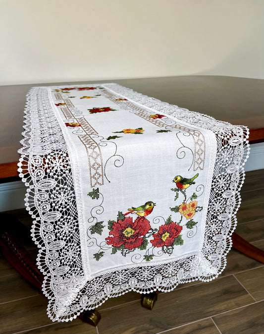 Betty Bird Table Runner and Placemats