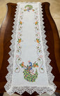 Peacock Table Runner and Placemats