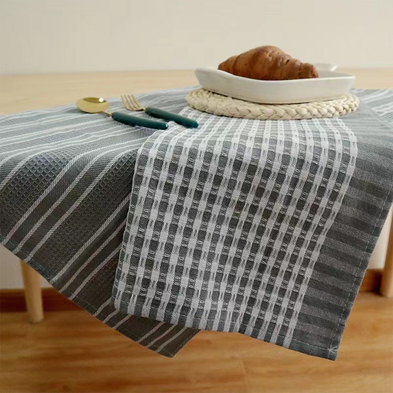 Gray Patterned Kitchen Tea Towels