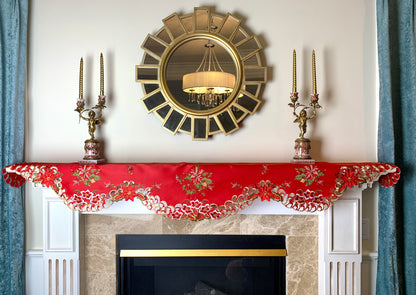Dalia Christmas Mantel Scarf